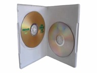 Boxy na DVD disky x 2 14mm štandard BIELE 20 ks