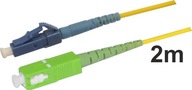 Patchcord LC/PC-SC/APC SM sx 2,0 mm G657A1 2m