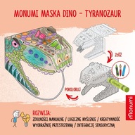Omaľovánka Monumi Mask Dino Tyrannosaurus Omaľovánka Monumi Mask Dino Tyrannosaurus