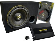 Káble zosilňovača subwoofera Ground Zero GZRW 12XSPL-BR Káble zosilňovača subwoofera Ground Zero GZRW 12XSPL-BR