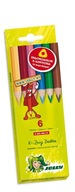 Jolly Delta X-BIG trojhranné farebné ceruzky Sada 6 ks