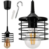 LED E27 LED LUSTRE ZÁSADNÉ LAMPY, NASTAVITEĽNÉ 0-100cm, TIIETO HLINÍK LED E27 LED LUSTRE ZÁSADNÉ LAMPY, NASTAVITEĽNÉ 0-100cm, TIIETO HLINÍK