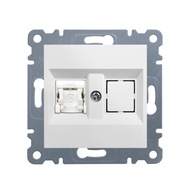 HAGER lumina Jedna počítačová zásuvka RJ45 HAGER lumina Jedna počítačová zásuvka RJ45