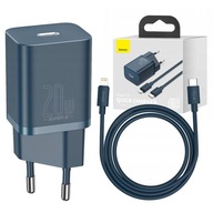 RÝCHLA NABÍJAČKA BASEUS USB-C 20W + kábel USB-C/IP RÝCHLA NABÍJAČKA BASEUS USB-C 20W + kábel USB-C/IP