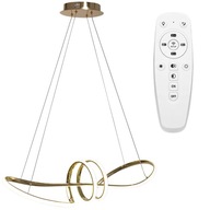 ZLATÁ STROPNÁ ZÁVESNÁ LED LAMPA ZLATÁ + SVETLO NÁRADIA DIAĽK ZLATÁ STROPNÁ ZÁVESNÁ LED LAMPA ZLATÁ + SVETLO NÁRADIA DIAĽK