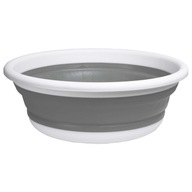 Okrúhla misa 37 cm biela a šedá ELBA COMPACT 9 litrov Okrúhla misa 37 cm biela a šedá ELBA COMPACT 9 litrov