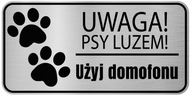 Attention Dog - Psy voľné, nerezový plech