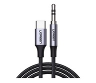 UGREEN USB C audio kábel - mini jack 3,5 mm opletený, 1 meter UGREEN USB C audio kábel - mini jack 3,5 mm opletený, 1 meter