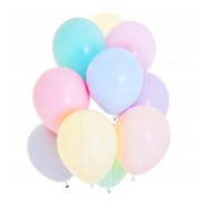 Pastelové balóny, mix farieb, 11 palcov, 27 cm, 100 ks
