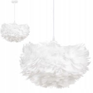 Moderné závesné stropné svietidlo LED luster White E27 Feather Moderné závesné stropné svietidlo LED luster White E27 Feather