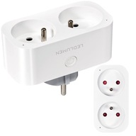 Dvojitá inteligentná WIFI zásuvka TUYA SMART Dvojitá inteligentná WIFI zásuvka TUYA SMART