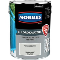 Nobiles Chlórový kaučukový email na kov a betón Svetlošedá Ral 7035 5l Nobiles Chlórový kaučukový email na kov a betón Svetlošedá Ral 7035 5l