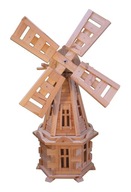 Drevený záhradný veterný mlyn Veterné mlyny 100cm, 3 druhy
