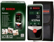 Laserový diaľkomer Bosch PLR 50 C Farebná obrazovka