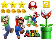 Cukrová oblátka na tortu SUPER MARIO POSTAVY A4 Cukrová oblátka na tortu SUPER MARIO POSTAVY A4
