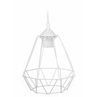 Geometrické závesné svietidlo 19 cm biela LOFT obývačka