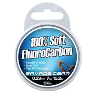 Savage Gear Soft Fluorocarbon vlasec 50m 0,33mm 7kg Savage Gear Soft Fluorocarbon vlasec 50m 0,33mm 7kg