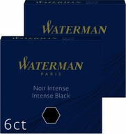 Waterman International perové náplne 2x6sz čierne