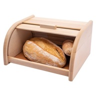Breadbox odtiene hnedého a béžového dreva Breadbox odtiene hnedého a béžového dreva