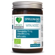 Spirulina BeOrganic tablety 100 ks 170 g Spirulina BeOrganic tablety 100 ks 170 g