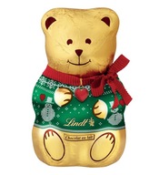 Lindt Teddy Red&Green čokoládový medvedík z mliečnej čokolády 100g