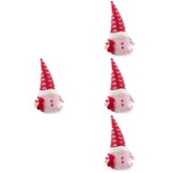 4ks Valentínske dekory Gnome plyšové valentínky