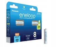 PANASONIC ENELOOP AAA 800 mAh dobíjacie batérie 8 ks PANASONIC ENELOOP AAA 800 mAh dobíjacie batérie 8 ks