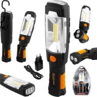 BATERKA OTOČNÁ DIELENSKÁ LAMPA 360* MAGNETICKÁ S HÁČKOM USB LED 280LM BATERKA OTOČNÁ DIELENSKÁ LAMPA 360* MAGNETICKÁ S HÁČKOM USB LED 280LM