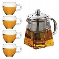 Herbal Tea Infuser GLASS Kanvica Čajník