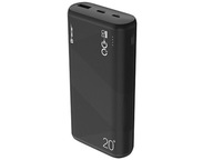 Powerbanka Amos 20000mAh QC3.0-PD20W BK čierna