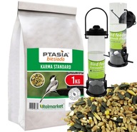2x sada vtáčej tuba kŕmidla závesné jedlo 1 kg slnečnice pre Sikoreka 2x sada vtáčej tuba kŕmidla závesné jedlo 1 kg slnečnice pre Sikoreka