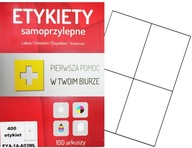Samolepiace etikety A4 100 listov 105x148mm Samolepiace etikety A4 100 listov 105x148mm