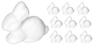 ZAJAK ZAJÍČIK STYROFOAM BUNNY 10 KS ZAJAK ZAJÍČIK STYROFOAM BUNNY 10 KS