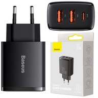 Baseus 2x USB-C 30W nástenná nabíjačka Baseus 2x USB-C 30W nástenná nabíjačka
