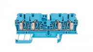 4-vodičová svorkovnica 2,5mm2 modrá Ex
