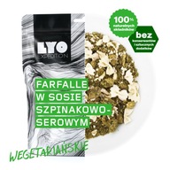 Lyofood Farfalle v špenátovo-syrovej omáčke 98 g Lyofood Farfalle v špenátovo-syrovej omáčke 98 g