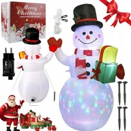 SNEHULIENKA S DARČEKOM SVIETI VEĽMI JASNO NAFUKOVACIA VIACFAREBNÁ RGB LED IP44 SNEHULIENKA S DARČEKOM SVIETI VEĽMI JASNO NAFUKOVACIA VIACFAREBNÁ RGB LED IP44