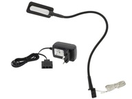 Čierna nástenná LED lampa ETA do spálne Čierna nástenná LED lampa ETA do spálne