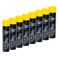 8x MANNOL 9672 ČISTIČ BRZD ČISTIČ KOTOÚČOVÝCH BRZD 600ml SPREJ - SADA