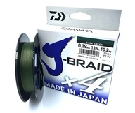 DAIWA J-BRAID X4 BRIDGE 0,19MM 135M TMAVO ZELENÁ DAIWA J-BRAID X4 BRIDGE 0,19MM 135M TMAVO ZELENÁ