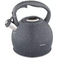 Oceľová kanvica s píšťalkou 3L Induction GAS Grey Oceľová kanvica s píšťalkou 3L Induction GAS Grey