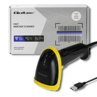 Qoltec 1D USB laserová čítačka čiarových kódov