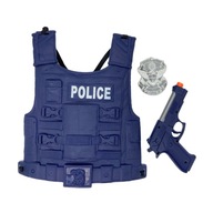 Súprava Little Policeman Vesta Gun Sound PL Outfit Little Policeman Súprava Little Policeman Vesta Gun Sound PL Outfit Little Policeman