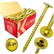 Stolárske skrutky NA DREVO, kotúč 8x120, torx Wkręt-met Klimas 50 ks Stolárske skrutky NA DREVO, kotúč 8x120, torx Wkręt-met Klimas 50 ks