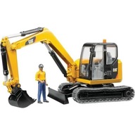 Hračka minibager CAT + robotník BRUDER Hračka minibager CAT + robotník BRUDER