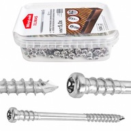 NEREZOVÉ SKRUTKY NA PALUBU NEREZ A2 5x60 NA TORX DESKY NEREZOVÉ SKRUTKY NA PALUBU NEREZ A2 5x60 NA TORX DESKY