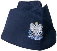 Policajná čiapka FURAŻERKA k uniforme Námornícka modrá Poľská POLICE Eagle Ball Policajná čiapka FURAŻERKA k uniforme Námornícka modrá Poľská POLICE Eagle Ball