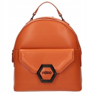 Elegantný oranžový dámsky ruksak NOBO