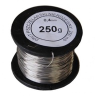 Nerezový včelársky drôt na hadičky 0,4mm 250g Nerezový včelársky drôt na hadičky 0,4mm 250g