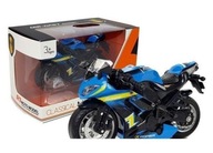 MOTOCYKEL S NAPÄTÍM 1:14 MODRÁ MOTOCYKEL S NAPÄTÍM 1:14 MODRÁ